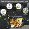 imageAccmor Car Trash Can with Lid Leakproof Vehicle Garbage Organizer Holder Bin with 60 Pcs Trash Bags Mini Auto Dustbin Interior Accessories Storage Container for SUV Office HomeBlackBlack Rhinestone