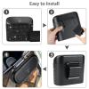 imageAccmor Car Trash Can with Lid Leakproof Vehicle Garbage Organizer Holder Bin with 60 Pcs Trash Bags Mini Auto Dustbin Interior Accessories Storage Container for SUV Office HomeCarbon FibreBlack Rhinestone
