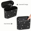 imageAccmor Car Trash Can with Lid Leakproof Vehicle Garbage Organizer Holder Bin with 60 Pcs Trash Bags Mini Auto Dustbin Interior Accessories Storage Container for SUV Office HomeBlackBlack Rhinestone
