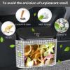 imageAccmor Car Trash Can with Lid Leakproof Vehicle Garbage Organizer Holder Bin with 60 Pcs Trash Bags Mini Auto Dustbin Interior Accessories Storage Container for SUV Office HomeBlackWhite Rhinestone