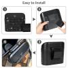 imageAccmor Car Trash Can with Lid Leakproof Vehicle Garbage Organizer Holder Bin with 60 Pcs Trash Bags Mini Auto Dustbin Interior Accessories Storage Container for SUV Office HomeBlackBlack Rhinestone