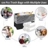 imageAccmor Mini Car Trash Can Bags for Auto Trash Bin 120 Count Small Garbage Bags Organizer TearResistant Liner Refills Vehicle Trash Can is not Included BlackWhite