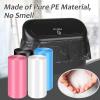 imageAccmor Mini Car Trash Can Bags for Auto Trash Bin 120 Count Small Garbage Bags Organizer TearResistant Liner Refills Vehicle Trash Can is not Included BlackBlack  White  Pink  Blue