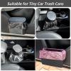 imageAccmor Mini Car Trash Can Bags for Auto Trash Bin 120 Count Small Garbage Bags Organizer TearResistant Liner Refills Vehicle Trash Can is not Included BlackBlack  White  Pink  Blue