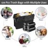 imageAccmor Mini Car Trash Can Bags for Auto Trash Bin 120 Count Small Garbage Bags Organizer TearResistant Liner Refills Vehicle Trash Can is not Included BlackBlack