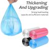 imageAccmor Mini Car Trash Can Bags for Auto Trash Bin 120 Count Small Garbage Bags Organizer TearResistant Liner Refills Vehicle Trash Can is not Included BlackBlack  White  Pink  Blue