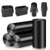 imageAccmor Mini Car Trash Can Bags for Auto Trash Bin 120 Count Small Garbage Bags Organizer TearResistant Liner Refills Vehicle Trash Can is not Included BlackBlack