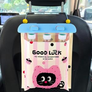 imageAccmor Disposable Car Trash Bag 20 Pcs Car Garbage Bag Hanging Vehicle Trash Can Auto Rubbish Pouch Dustbin Bags Garbage Container Car Accessories Leakproof Smellproof Portable for Women amp Adults