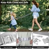 image:imageAccmor Toddler Waist Leash HandsFree Baby Safety Belt Anti Lost Waist Link with Lock Reflective Kids Leash Child Secure Public Walking Tether for Boys Girls amp ADHDASD Autistic ChildrenBlack
