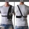 image:imageAccmor Shoulder Holster Gun Holster for Men Women Universal Underarm Chest Holsters Neoprene Vest Holsters Fits 1911 MampP Shield 9mm Glock 19 Sig P365 SampW Bodyguard