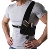 image:imageAccmor Shoulder Holster Gun Holster for Men Women Universal Underarm Chest Holsters Neoprene Vest Holsters Fits 1911 MampP Shield 9mm Glock 19 Sig P365 SampW Bodyguard