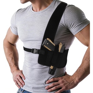 image:imageAccmor Shoulder Holster Gun Holster for Men Women Universal Underarm Chest Holsters Neoprene Vest Holsters Fits 1911 MampP Shield 9mm Glock 19 Sig P365 SampW Bodyguard