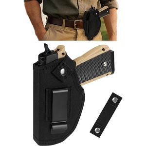 image:imageGun Holster for MenWomen Universal Holsters IWBOWB 9mm Holsters for Carry 380 Pistols Holster Suitable for Glock MampP Shield amp Subcompact Compact Similar HandgunBlack Standard