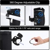 image:imageAccmor Cup Holder with Cell Phone HolderUniversal Oxford Fabric Bottle Cup Holder for Bike Stroller MotorcycleWheelchair Walker Trolleys ATV ScooterMarine BoatGolf CartBlue
