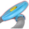 image:imageAccmor Stroller Steering Wheel Toy Simulated Steering Wheel for Stroller Shopping Carts Cart Universal Detachable Pretend Driving Funny Toy AttachmentBlue