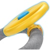 image:imageAccmor Stroller Steering Wheel Toy Simulated Steering Wheel for Stroller Shopping Carts Cart Universal Detachable Pretend Driving Funny Toy AttachmentYellow