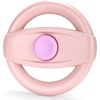 image:imageAccmor Stroller Steering Wheel Toy Simulated Steering Wheel for Stroller Shopping Carts Cart Universal Detachable Pretend Driving Funny Toy AttachmentPink