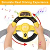 image:imageAccmor Stroller Steering Wheel Toy Simulated Steering Wheel for Stroller Shopping Carts Cart Universal Detachable Pretend Driving Funny Toy AttachmentUpgrade Music Mode  Battery Requires