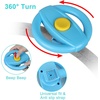 image:imageAccmor Stroller Steering Wheel Toy Simulated Steering Wheel for Stroller Shopping Carts Cart Universal Detachable Pretend Driving Funny Toy AttachmentBlue