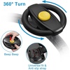 image:imageAccmor Stroller Steering Wheel Toy Simulated Steering Wheel for Stroller Shopping Carts Cart Universal Detachable Pretend Driving Funny Toy AttachmentBlack Yellow