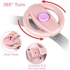image:imageAccmor Stroller Steering Wheel Toy Simulated Steering Wheel for Stroller Shopping Carts Cart Universal Detachable Pretend Driving Funny Toy AttachmentPink