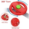 image:imageAccmor Stroller Steering Wheel Toy Simulated Steering Wheel for Stroller Shopping Carts Cart Universal Detachable Pretend Driving Funny Toy AttachmentRed