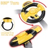 image:imageAccmor Stroller Steering Wheel Toy Simulated Steering Wheel for Stroller Shopping Carts Cart Universal Detachable Pretend Driving Funny Toy AttachmentUpgrade Music Mode  Battery Requires