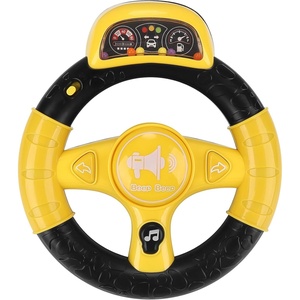 image:imageAccmor Stroller Steering Wheel Toy Simulated Steering Wheel for Stroller Shopping Carts Cart Universal Detachable Pretend Driving Funny Toy AttachmentUpgrade Music Mode  Battery Requires