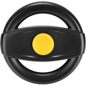 image:imageAccmor Stroller Steering Wheel Toy Simulated Steering Wheel for Stroller Shopping Carts Cart Universal Detachable Pretend Driving Funny Toy AttachmentBlack Yellow