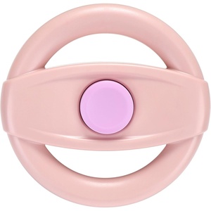 image:imageAccmor Stroller Steering Wheel Toy Simulated Steering Wheel for Stroller Shopping Carts Cart Universal Detachable Pretend Driving Funny Toy AttachmentPink