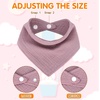 image:imageAccmor 10 Pack Muslin Baby Bibs 100 Cotton Bandana Drool Bibs for Baby Girls BoysTeething and Drooling