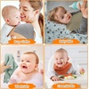 image:imageAccmor 10 Pack Muslin Baby Bibs 100 Cotton Bandana Drool Bibs for Baby Girls BoysTeething and Drooling