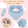 image:imageAccmor 10 Pack Muslin Baby Bibs 100 Cotton Bandana Drool Bibs for Baby Girls BoysTeething and Drooling