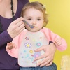 image:imageAccmor 4 Pack Long Sleeve Baby Bibs Waterproof Sleeved Bib Toddler Baby Girls Boys Smock Bibs for 636 MonthsGirls