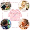 image:imageAccmor 4 Pack Long Sleeve Bibs Baby Smock Waterproof Sleeved Bib Smock for Baby Toddler 636 MonthsLight Pink UnicornPurple DinosaurGreen OwlAnimal