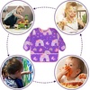 image:imageAccmor 4 Pack Long Sleeve Bibs Baby Smock Waterproof Sleeved Bib Smock for Baby Toddler 636 MonthsPurple UnicornPink DinosaurGreen OwlAnimal