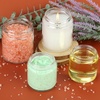 image:imageAccmor 4 oz Glass Jars with White Lids 4 Pack Empty Glass Jars Makeup Sample Container with Inner Liners Leakproof Round Airtight Cosmetic Travel Containers for Lotions Creams Candle MakingWhite