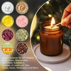 image:imageAccmor 4 oz Glass Jars with White Lids 4 Pack Empty Glass Jars Makeup Sample Container with Inner Liners Leakproof Round Airtight Cosmetic Travel Containers for Lotions Creams Candle MakingAmber