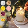 image:imageAccmor 4 oz Glass Jars with White Lids 4 Pack Empty Glass Jars Makeup Sample Container with Inner Liners Leakproof Round Airtight Cosmetic Travel Containers for Lotions Creams Candle MakingWhite