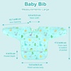image:imageAccmor 5 Pack Long Sleeve Bibs Baby Smock Waterproof Sleeved Bib Smock for Baby Toddler 636 MonthsLight Blue DinosaurConstructionAnimalOwlMonster