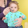 image:imageAccmor 5 Pack Long Sleeve Bibs Baby Smock Waterproof Sleeved Bib Smock for Baby Toddler 636 MonthsLight Blue DinosaurConstructionAnimalOwlMonster