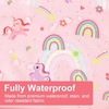 image:imageAccmor 5 Pack Long Sleeve Bibs Baby Smock Waterproof Sleeved Bib Smock for Baby Toddler 636 MonthsLight Pink UnicornDinosaurOwlAnimalBear