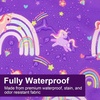 image:imageAccmor 5 Pack Long Sleeve Bibs Baby Smock Waterproof Sleeved Bib Smock for Baby Toddler 636 MonthsPurple UnicornDinosaurOwlAnimalRainbow