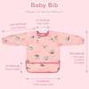 image:imageAccmor 5 Pack Long Sleeve Bibs Baby Smock Waterproof Sleeved Bib Smock for Baby Toddler 636 MonthsRabbitBearDuckDinosaur
