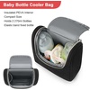 image:imageAccmor Breastmilk Cooler Bag Insulated Baby Bottle Cooler Tote Bags for Nursing Mom Daycare Portable Breast Milk Cooler Bag for TravelBlack