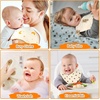 image:imageAccmor Muslin Baby Bibs Soft Baby Bandana Drool Bibs for Baby Girls Boys Bib for Drooling TeethingBear Rainbow Love Sun Moon