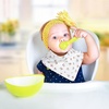 image:imageAccmor Muslin Baby Bibs Soft Baby Bandana Drool Bibs for Baby Girls Boys Bib for Drooling TeethingBear Rainbow Polka Dot Love Flower