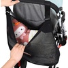 image:imageAccmor Universal Stroller Organizer Large Storage Stroller Bag Fits for Uppababy Nuna Britax Doona Strollers NonSlip Adjustable Storage Mesh Caddy Accessories for Stroller CribBlack