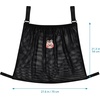 image:imageAccmor Universal Stroller Organizer Large Storage Stroller Bag Fits for Uppababy Nuna Britax Doona Strollers NonSlip Adjustable Storage Mesh Caddy Accessories for Stroller CribBlack