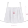 image:imageAccmor Universal Stroller Organizer Large Storage Stroller Bag Fits for Uppababy Nuna Britax Doona Strollers NonSlip Adjustable Storage Mesh Caddy Accessories for Stroller CribWhite